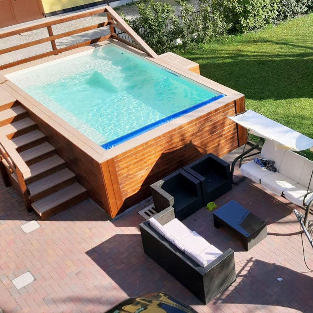 Piscina in Legno Rettangolare SU MISURA