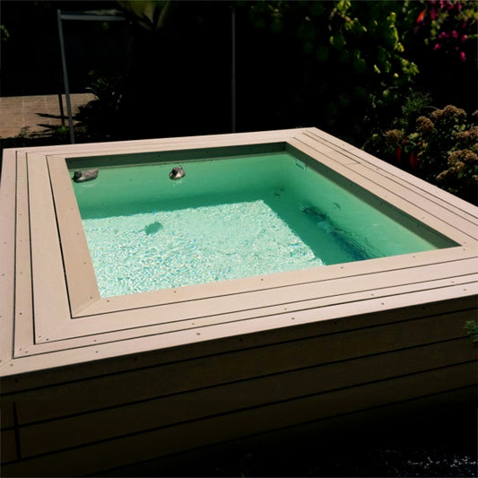 Piscina in Legno Quadrata SU MISURA