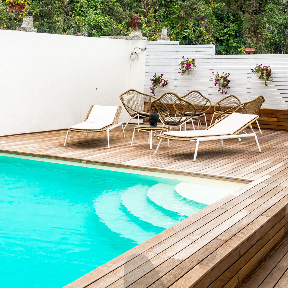 Piscina in Legno Quadrata SU MISURA