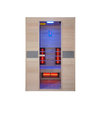 Sauna ad Infrarossi Giada Doppia led blu